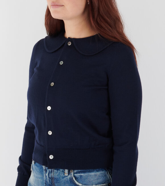 Comme des Garcons Girl - Round Collar Cardigan Navy