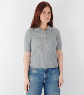 Polo Silk T-shirt Grey