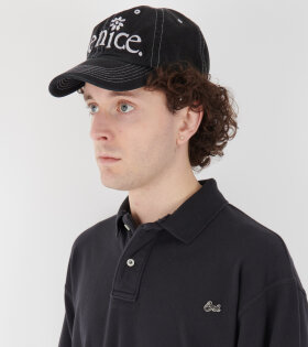 ERL - Unisex Venice Embroidered Cap Black