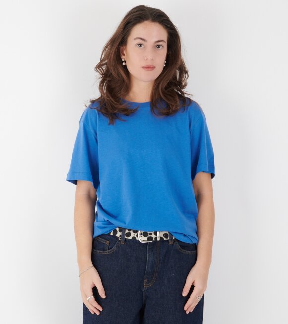 Aiayu - Classic Circular Tee Brilliant Blue