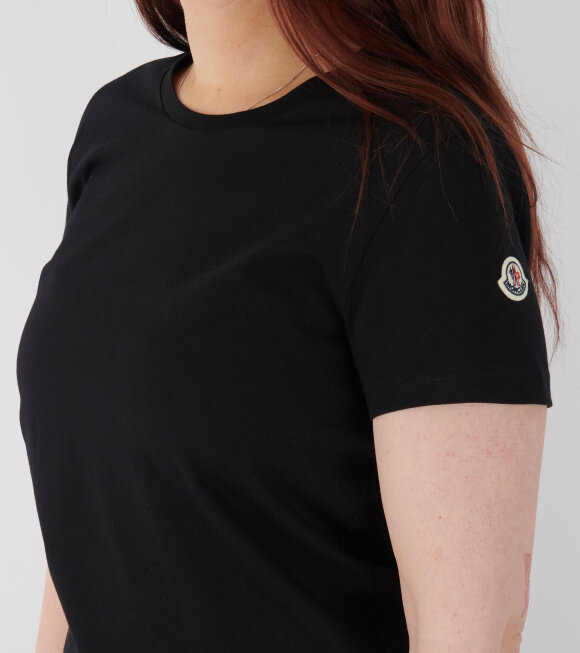 Moncler - Cotton Logo T-shirt Black