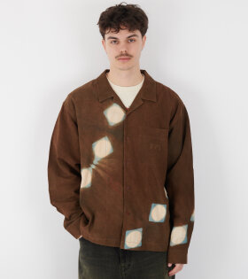 Greetings Shirt L/S Brown Lunar