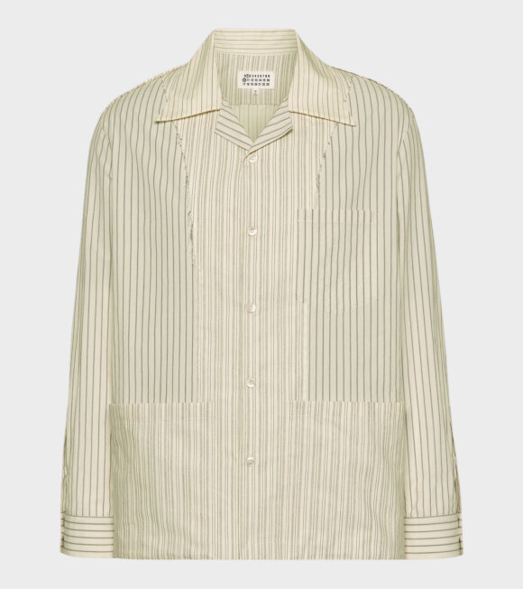 Maison Margiela - Stripe Shirt Ecru