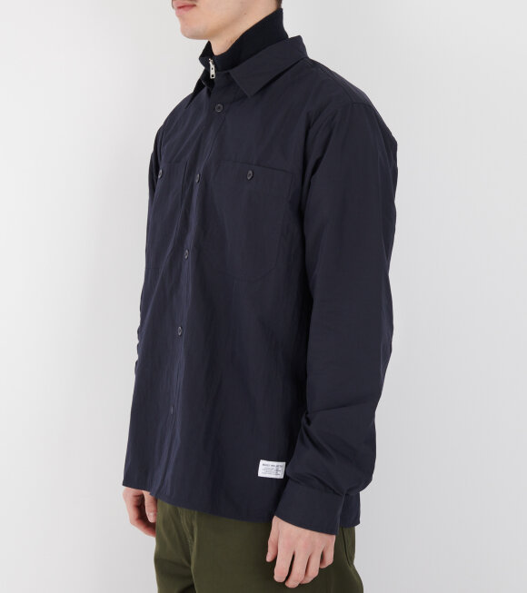 Norse Projects - Silas Tech Poplin Shirt 2.0 Dark Navy