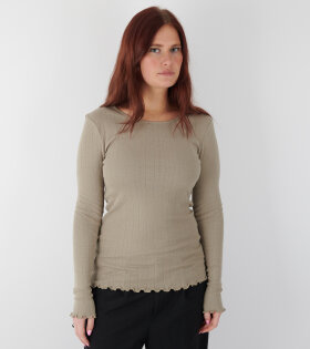 Edie Blouse Stone Moss