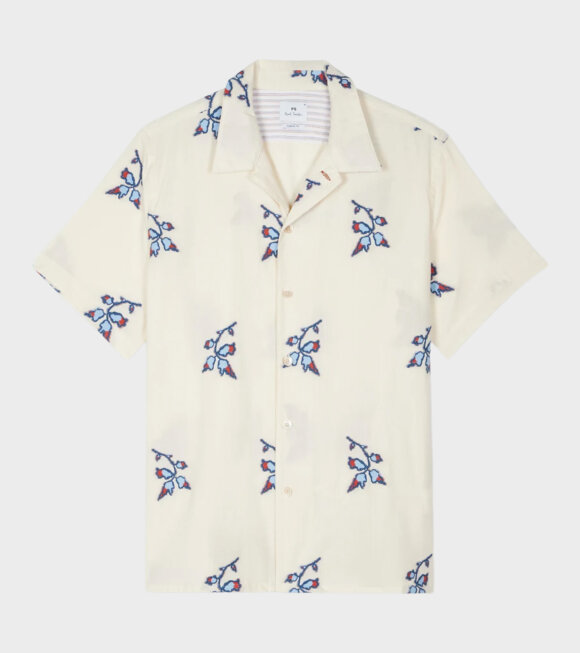 Paul Smith - S/S Yukka Fil Coupé Shirt Ecru