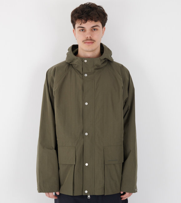 Norse Projects - Herluf Tech Poplin Jacket Ivy Green