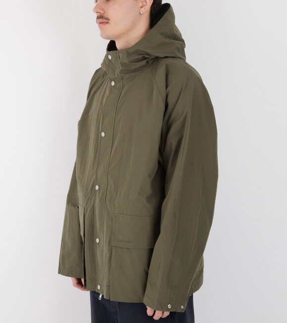 Norse Projects - Herluf Tech Poplin Jacket Ivy Green