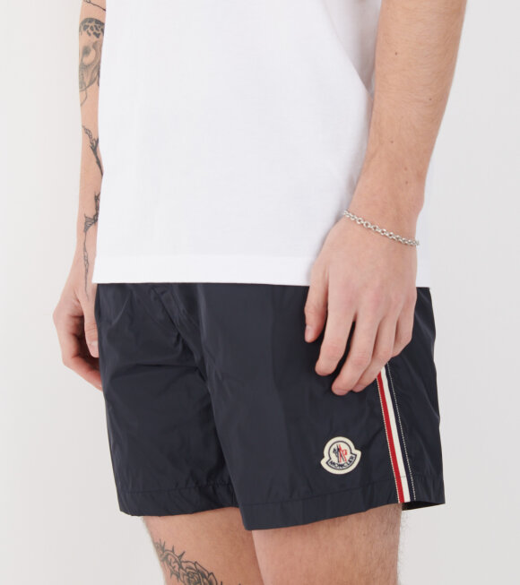 Moncler - Tricolor Swim Shorts Navy