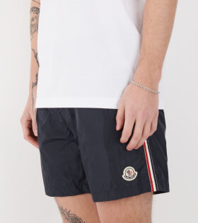 Tricolor Swim Shorts Navy