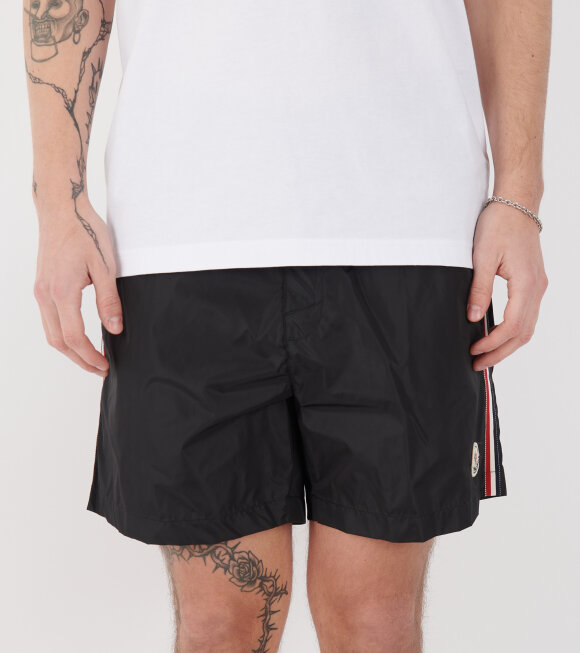 Moncler - Tricolor Swim Shorts Black