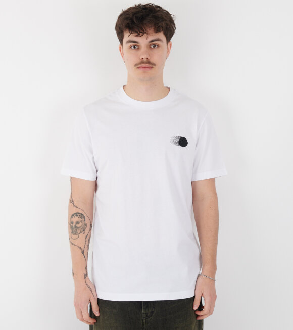 Moncler - Faded Logo Motif T-shirt White