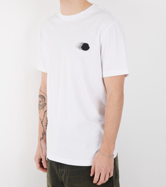 Moncler - Faded Logo Motif T-shirt White