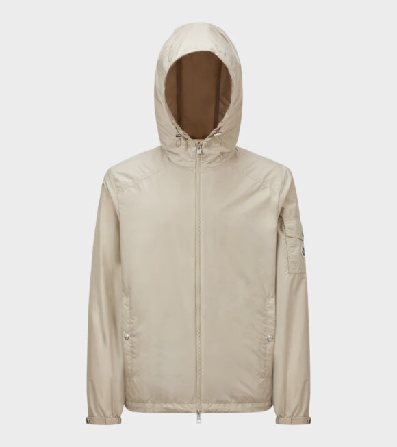 Moncler - Etiache Hooded Rain Jacket Light Beige