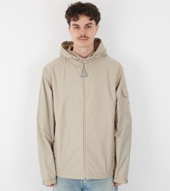 Moncler - Etiache Hooded Rain Jacket Light Beige