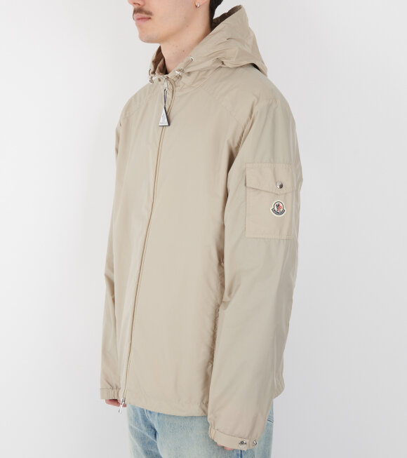 Moncler - Etiache Hooded Rain Jacket Light Beige