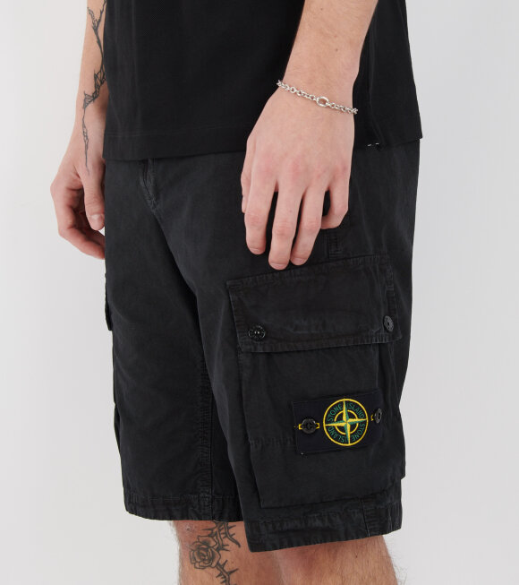 Stone Island - Cargo Patch Shorts Black