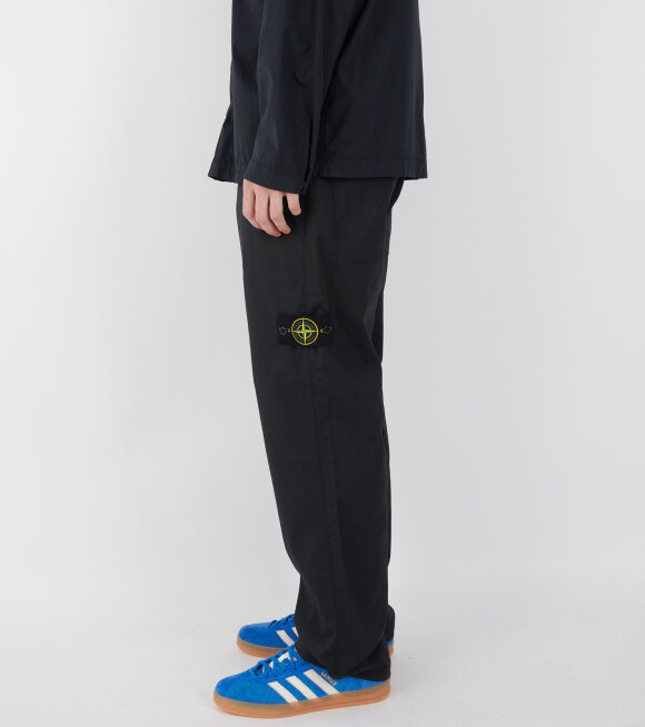 Stone Island - Classic Cotton Pants Black