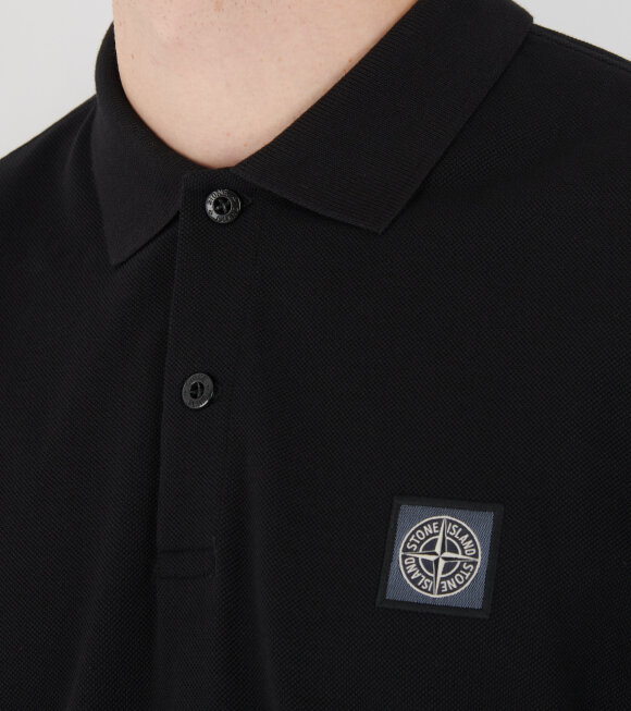 Stone Island - Classic S/S Polo Black 