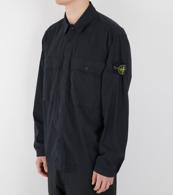 Stone Island - Cotton Overshirt Dark Navy