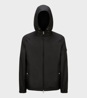 Etiache Hooded Rain Jacket Black