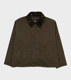 OS Transport Wax Jacket Olive