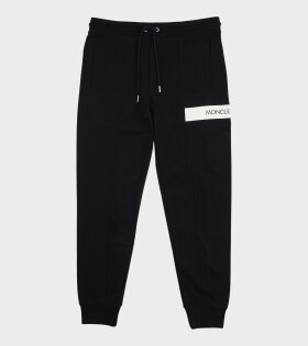 Cotton Logo Sweatpants Black