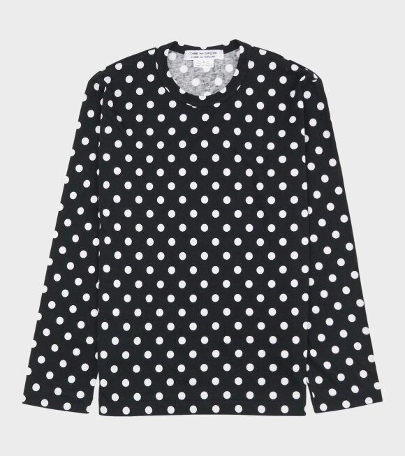 Comme des Garcons - Dot L/S T-shirt Black/White