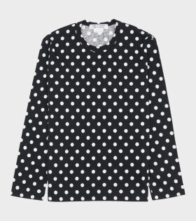 Dot L/S T-shirt Black/White