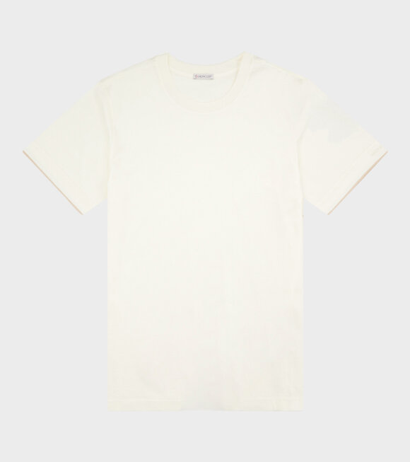 Moncler - Embroidery Logo T-Shirt Off-White