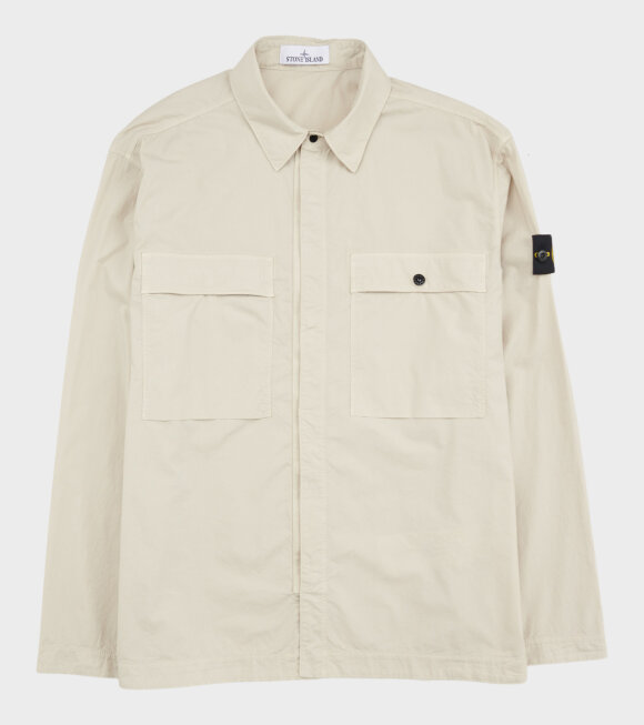 Stone Island - Cotton Overshirt Light Beige