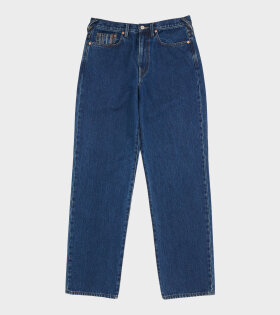 Relaxed Denim Jeans Indigo Blue