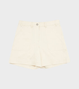 Cotton Canvas Shorts Off-white