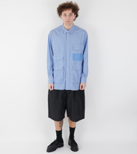 Comme des Garcons Homme - Multi Pocket Striped Shirt Blue 