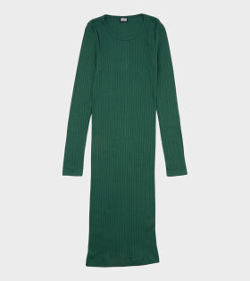 101 John Rib Dress Bottle Green