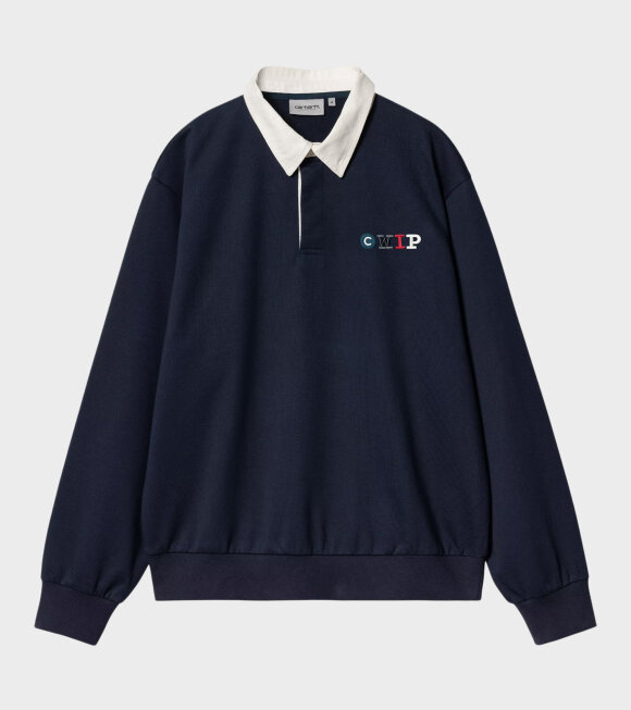 Carhartt WIP - Flags Rugby Sweatshirt Space