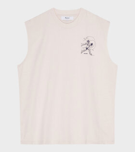 Palmes - Training Sleeveless T-shirt White Sand