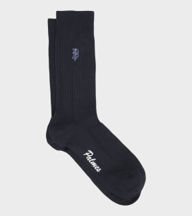 Olde Fine Socks Dark Blue