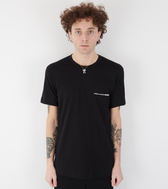 Comme des Garcons Shirt - Logo T-shirt Black