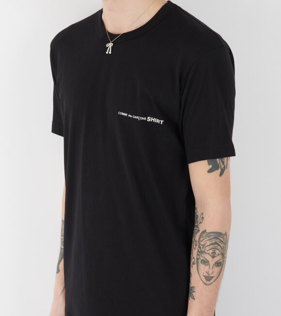 Comme des Garcons Shirt - Chest Logo T-shirt Black