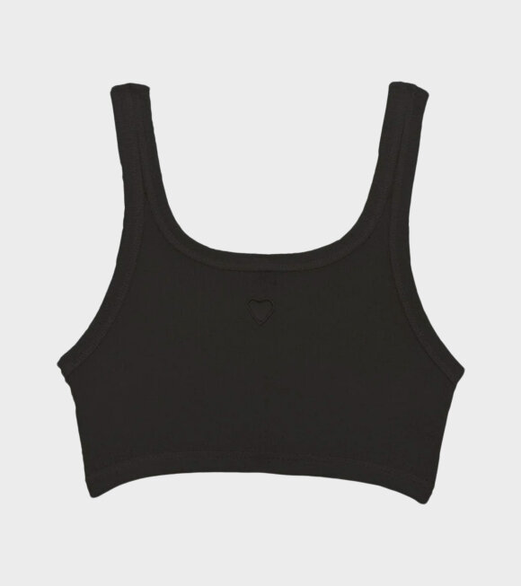 Baserange - Heart Bra Black