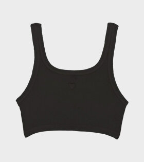 Heart Bra Black