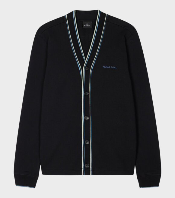 Paul Smith - Cotton Jersey Cardigan Black