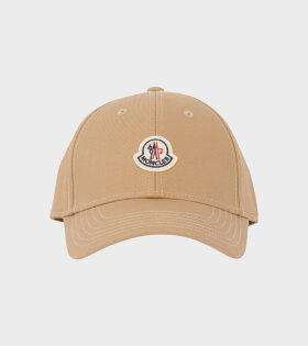 Cotton Baseball Cap Dark Beige