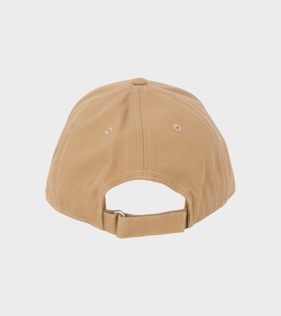 Moncler - Cotton Baseball Cap Dark Beige