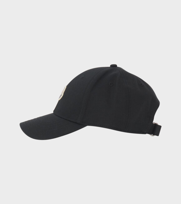 Moncler - Cotton Baseball Cap Black