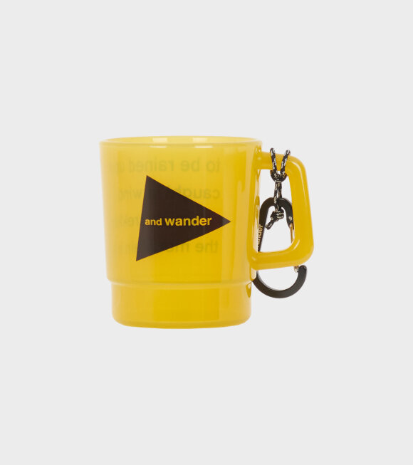 And Wander - Logo Mug Yellow