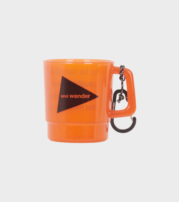 And Wander - Logo Mug Orange