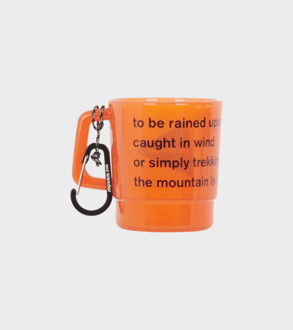 And Wander - Logo Mug Orange