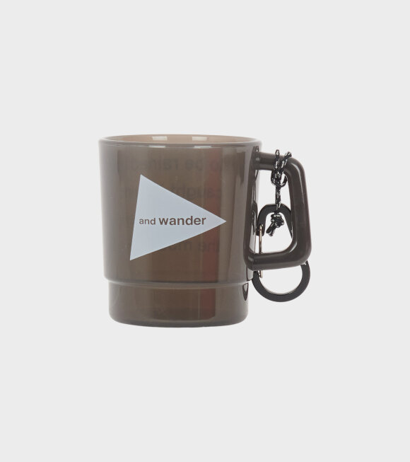 And Wander - Logo Mug Black